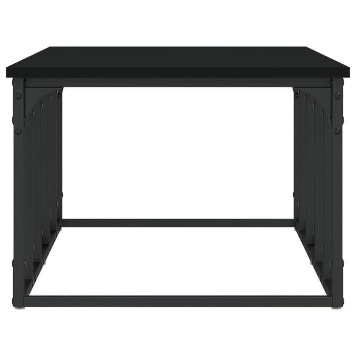 sofabord 100x50x35,5 cm konstrueret træ sort