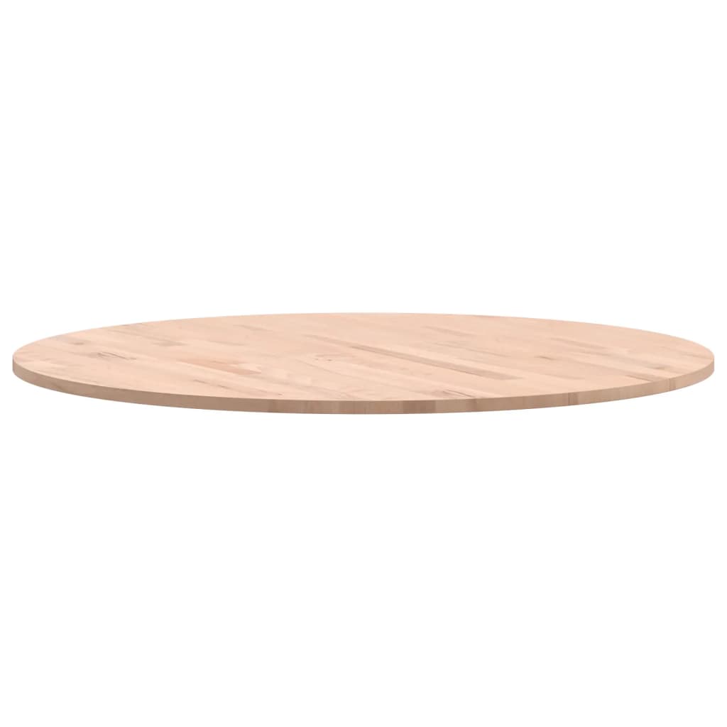 bordplade Ø80x1,5 cm rund massivt bøgetræ
