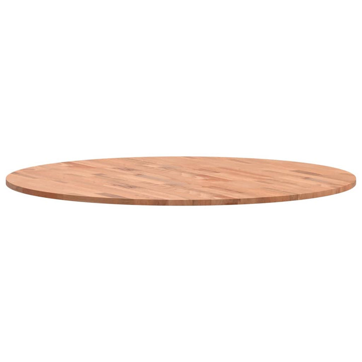 bordplade Ø90x1,5 cm rund massivt bøgetræ
