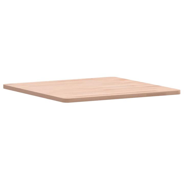 bordplade 50x50x1,5 cm firkantet massivt bøgetræ