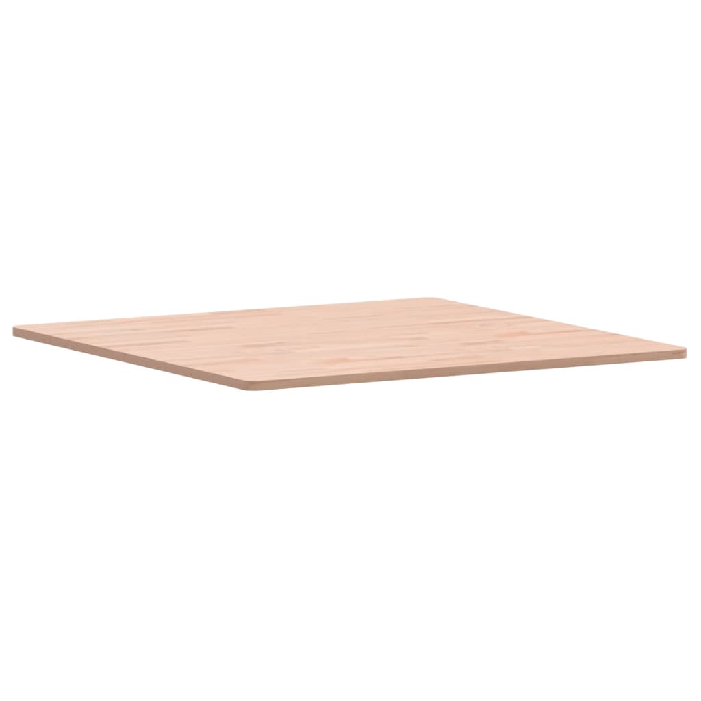 bordplade 80x80x1,5 cm firkantet massivt bøgetræ