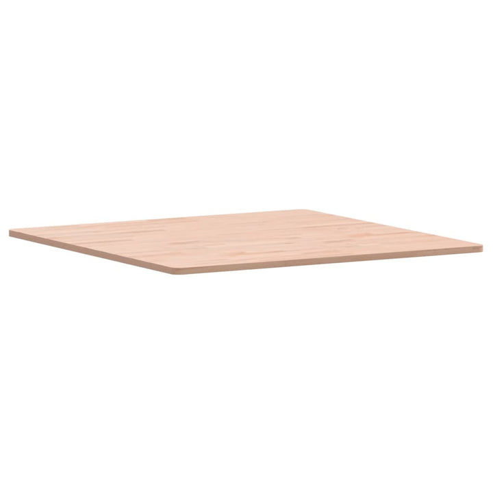 bordplade 80x80x1,5 cm firkantet massivt bøgetræ