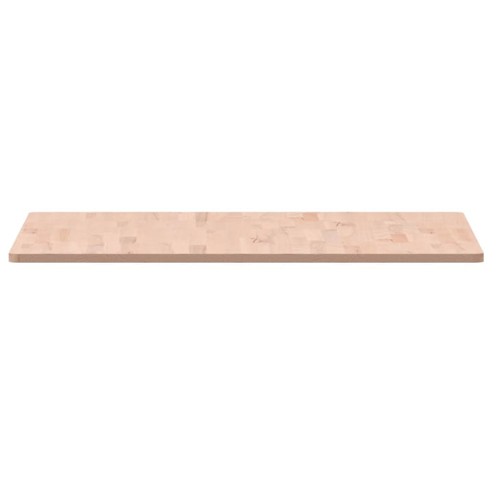 bordplade 80x80x1,5 cm firkantet massivt bøgetræ
