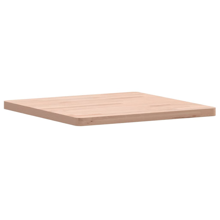 bordplade 50x50x2,5 cm firkantet massivt bøgetræ