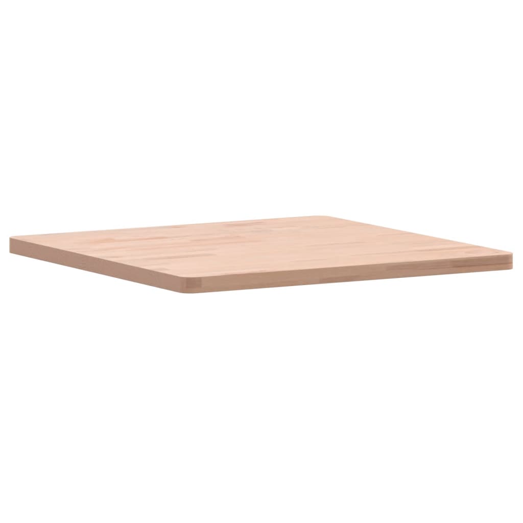 bordplade 60x60x2,5 cm firkantet massivt bøgetræ