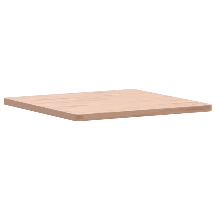 bordplade 60x60x2,5 cm firkantet massivt bøgetræ