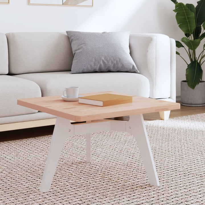bordplade 60x60x2,5 cm firkantet massivt bøgetræ