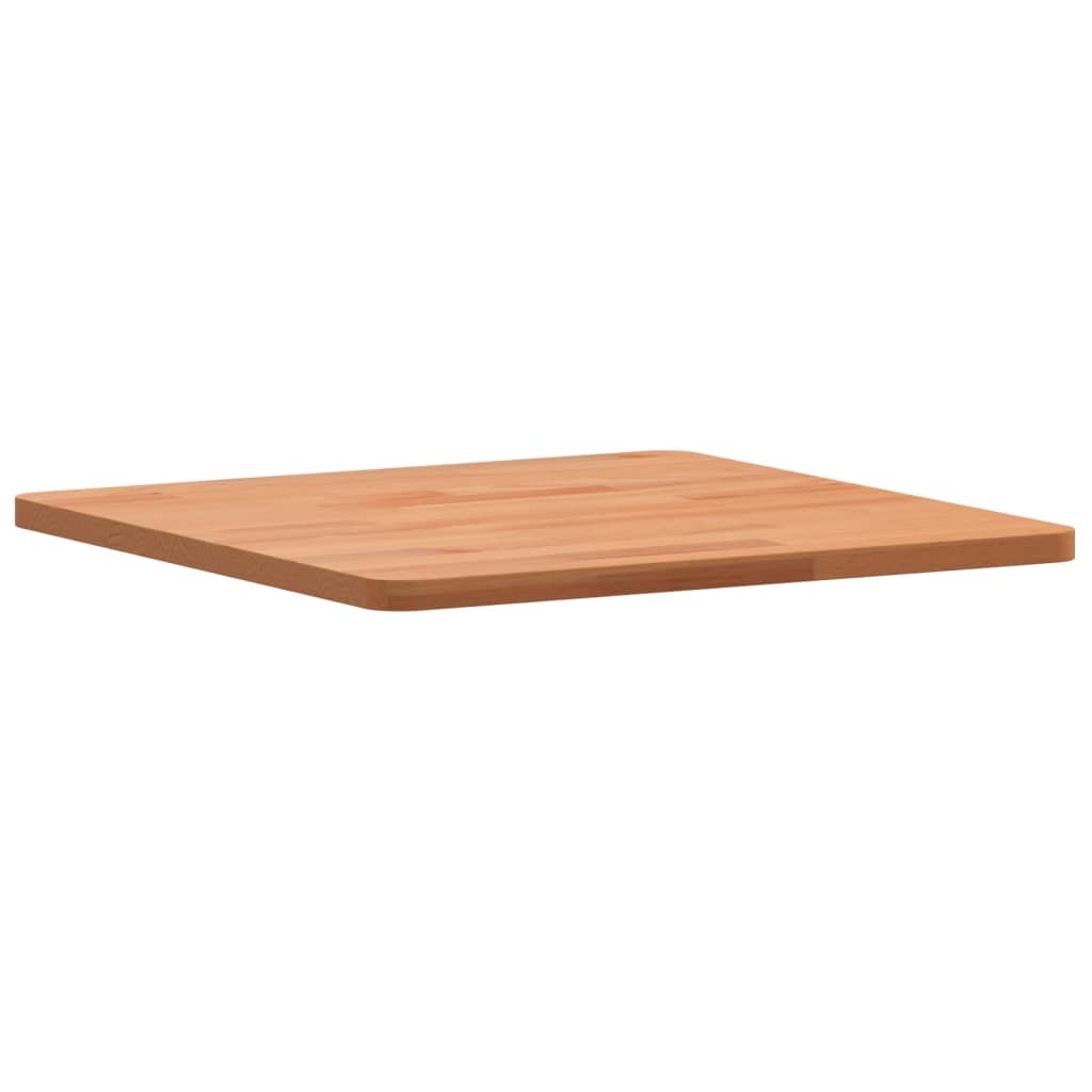 bordplade 40x40x1,5 cm firkantet massivt bøgetræ
