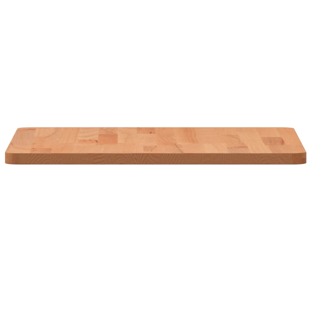 bordplade 40x40x1,5 cm firkantet massivt bøgetræ