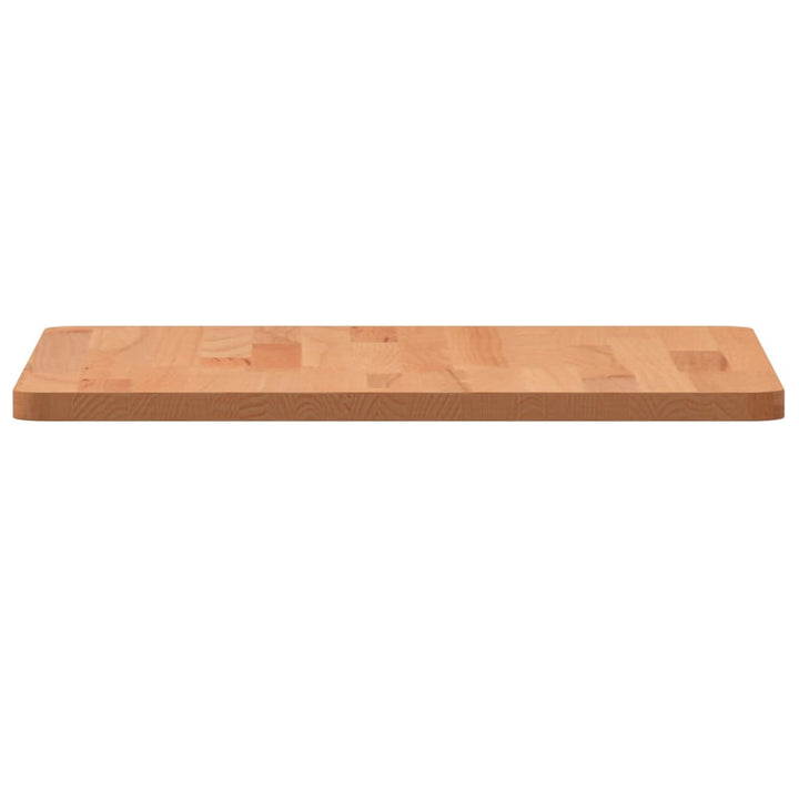 bordplade 40x40x1,5 cm firkantet massivt bøgetræ