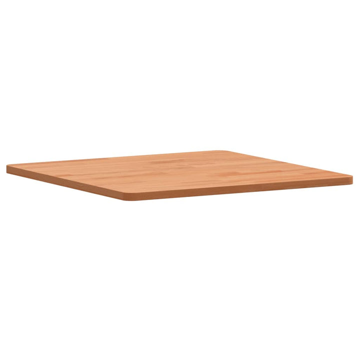 bordplade 50x50x1,5 cm firkantet massivt bøgetræ
