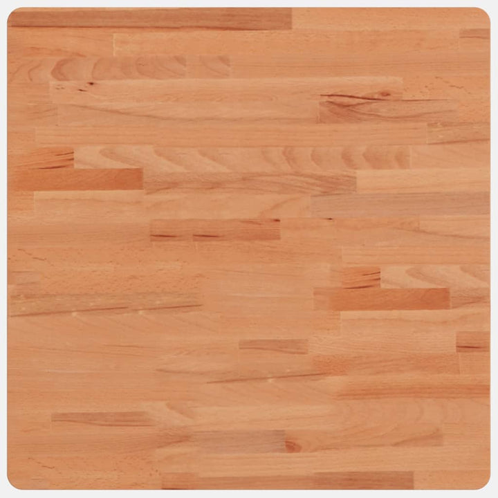 bordplade 60x60x1,5 cm firkantet massivt bøgetræ