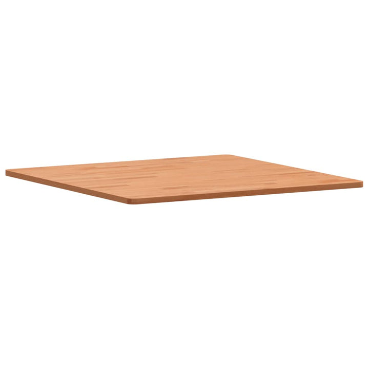 bordplade 70x70x1,5 cm firkantet massivt bøgetræ