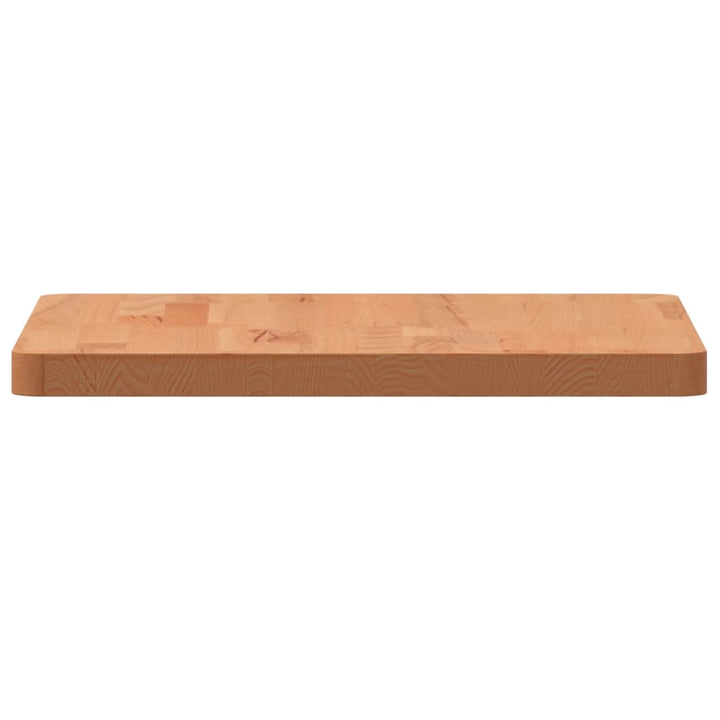 bordplade 40x40x2,5 cm firkantet massivt bøgetræ