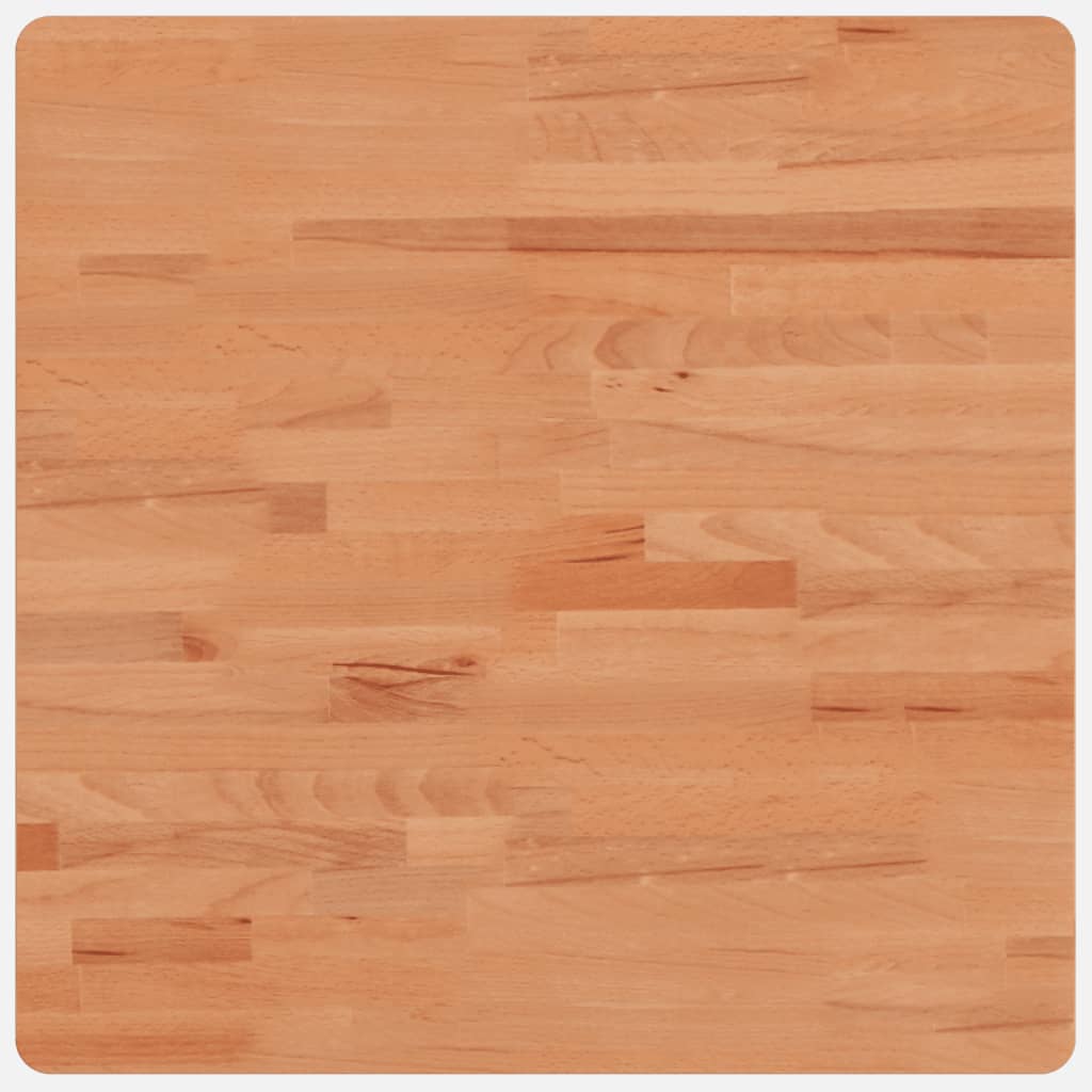 bordplade 60x60x4 cm firkantet massivt bøgetræ