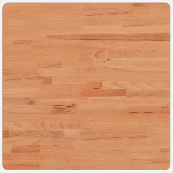 bordplade 60x60x4 cm firkantet massivt bøgetræ