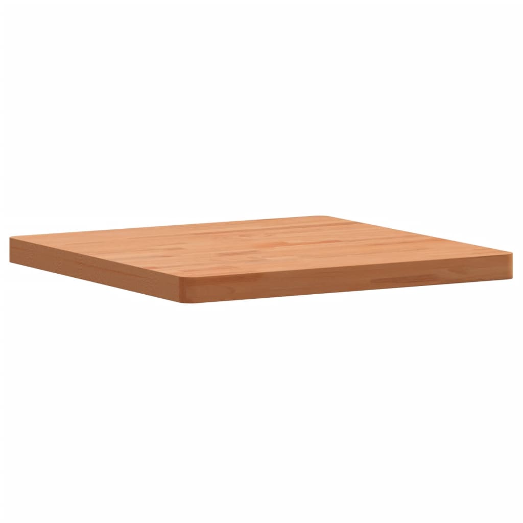 bordplade 60x60x4 cm firkantet massivt bøgetræ