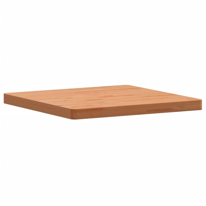 bordplade 60x60x4 cm firkantet massivt bøgetræ