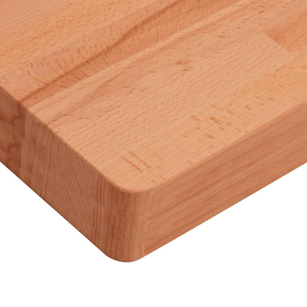 bordplade 60x60x4 cm firkantet massivt bøgetræ