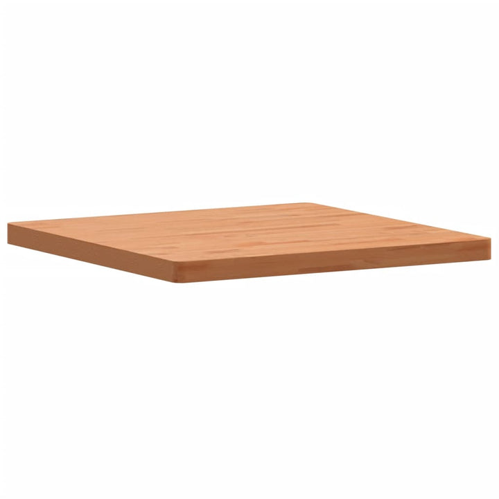 bordplade 70x70x4 cm firkantet massivt bøgetræ