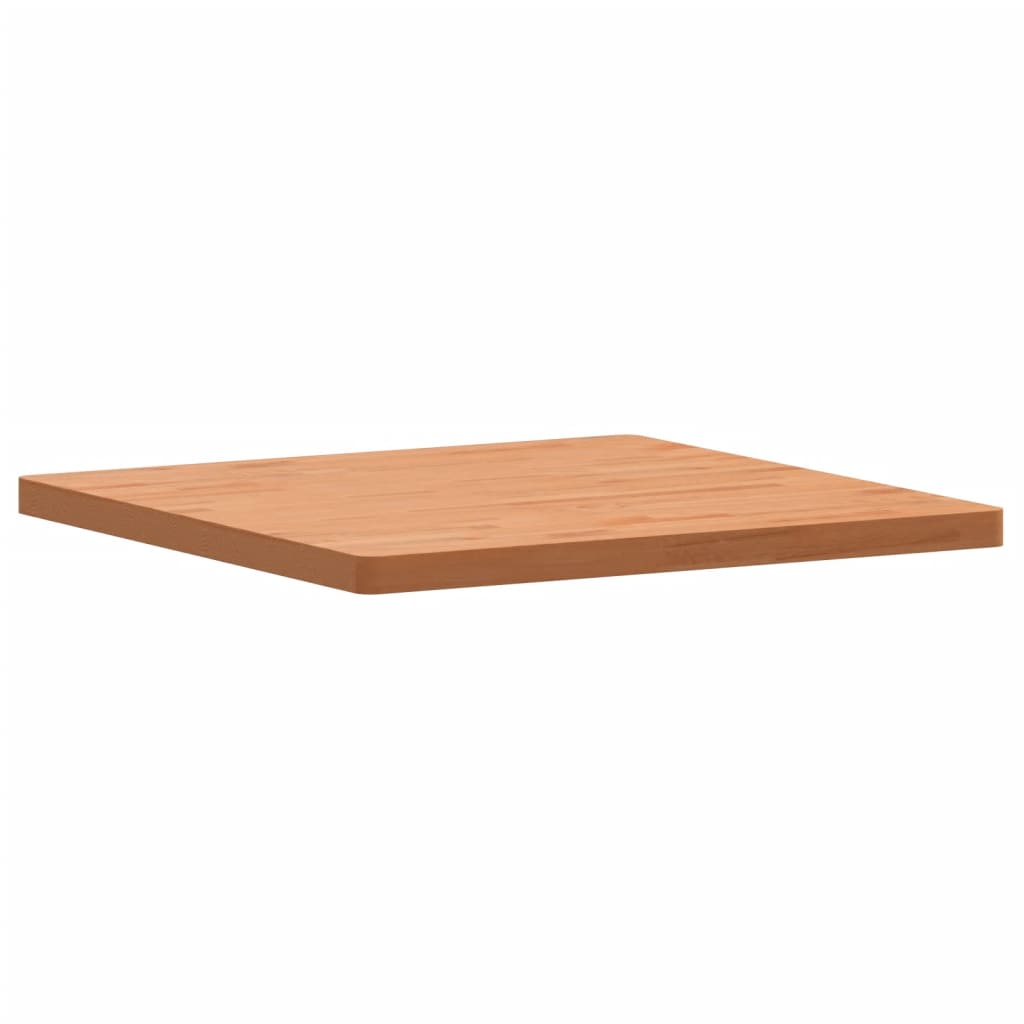 bordplade 80x80x4 cm firkantet massivt bøgetræ