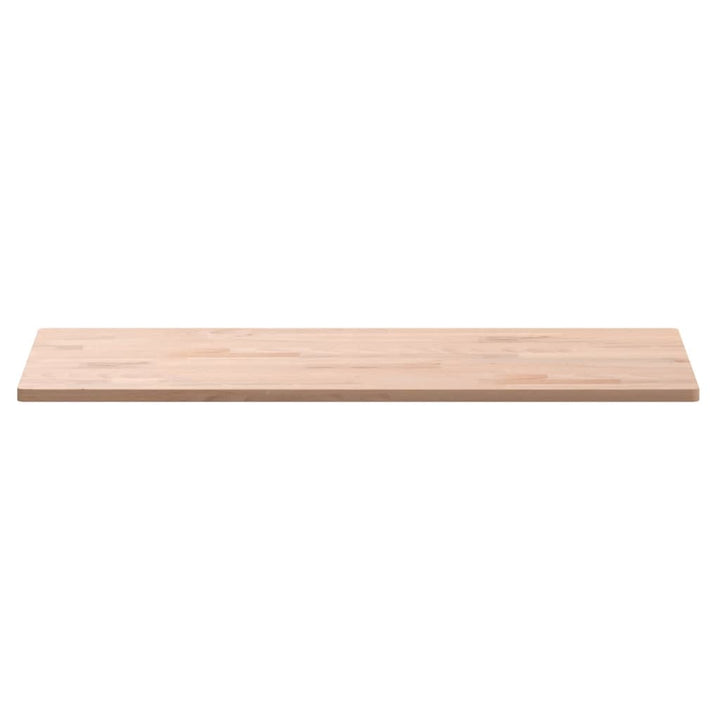 bordplade til badeværelse 80x40x1,5 cm ubehandlet massiv bøg