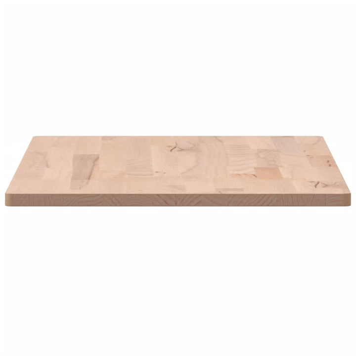 bordplade til badeværelse 100x50x1,5 cm ubehandlet massiv bøg