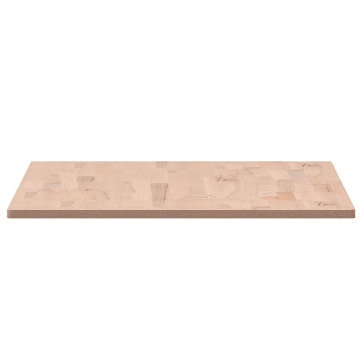 bordplade til badeværelse 100x60x1,5 cm massivt bøgetræ