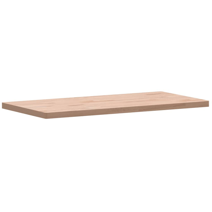 bordplade til badeværelse 80x40x2,5 cm massivt bøgetræ
