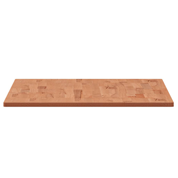 bordplade til badeværelse 100x60x1,5 cm massivt bøgetræ