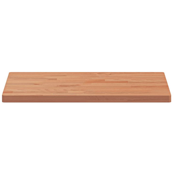 bordplade til badeværelse 60x40x2,5 cm massivt bøgetræ