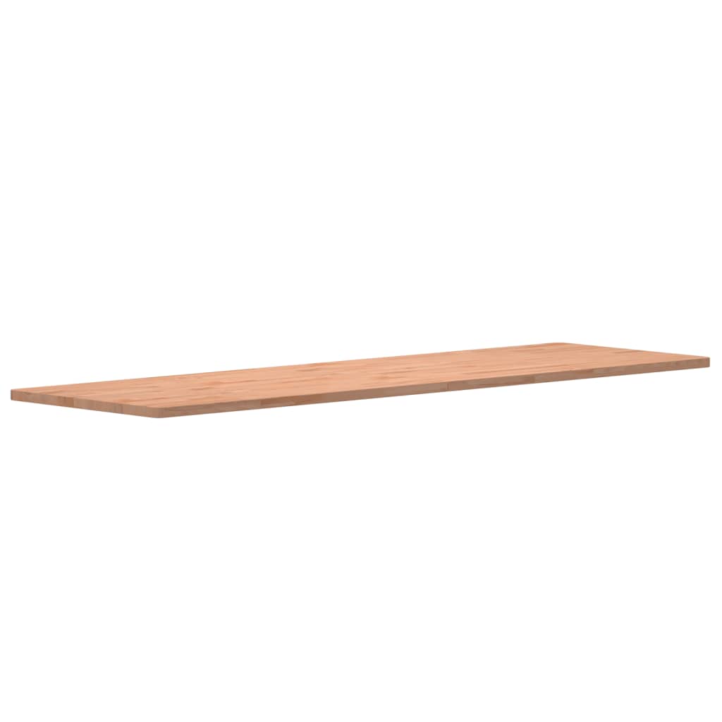 skrivebordsplade 180x55x2,5 cm massivt bøgetræ
