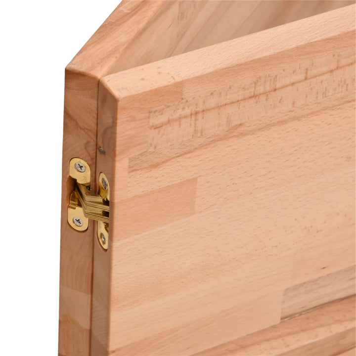 skrivebordsplade 180x55x2,5 cm massivt bøgetræ