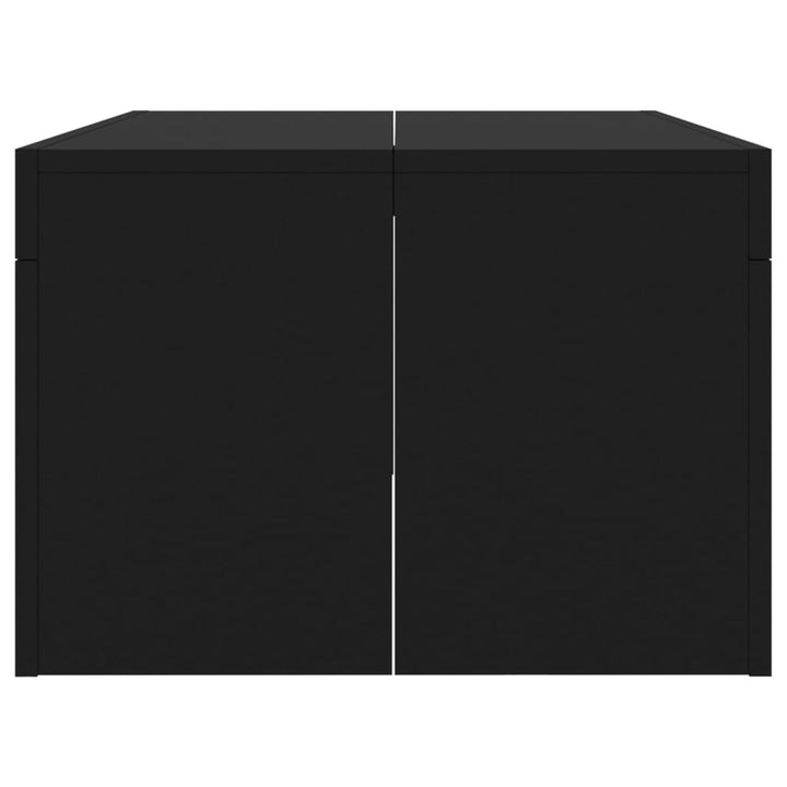 sofabord 102x50x36 cm konstrueret træ sort