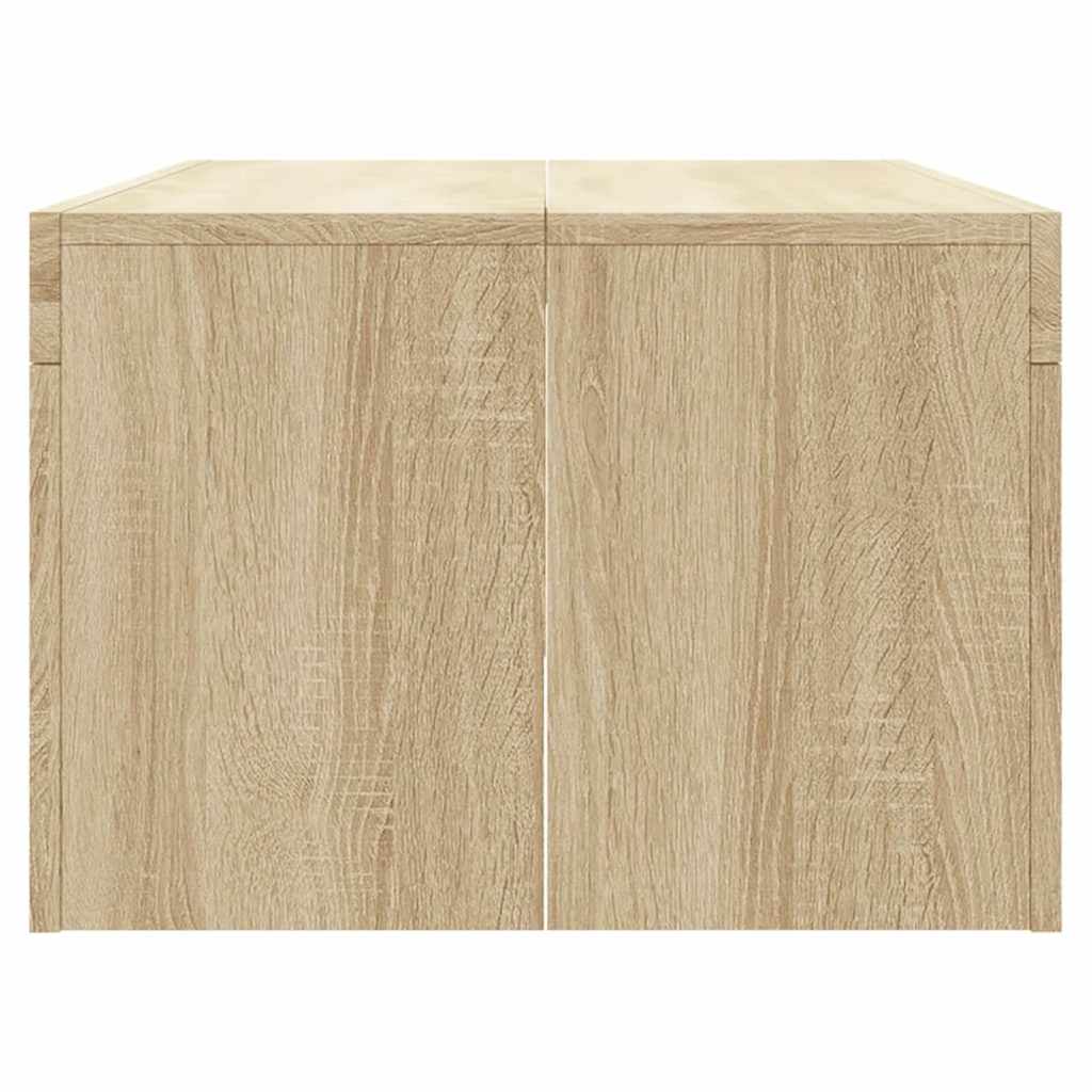 sofabord 102x50x36 cm konstrueret træ sonoma-eg