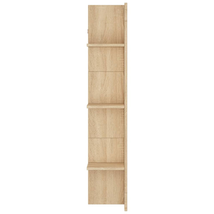 tv-møbel 152x22x113 cm konstrueret træ sonoma-eg
