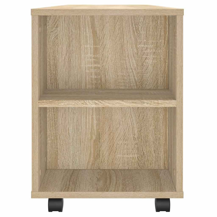 tv-bord 102x34,5x43 cm konstrueret træ sonoma-eg