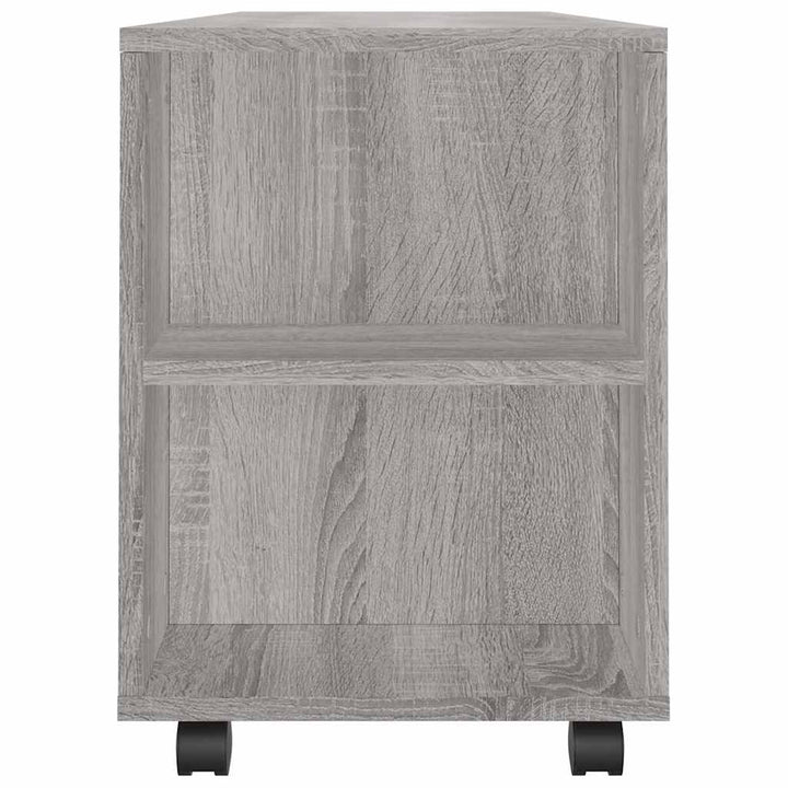 tv-bord 102x34,5x43 cm konstrueret træ grå sonoma-eg