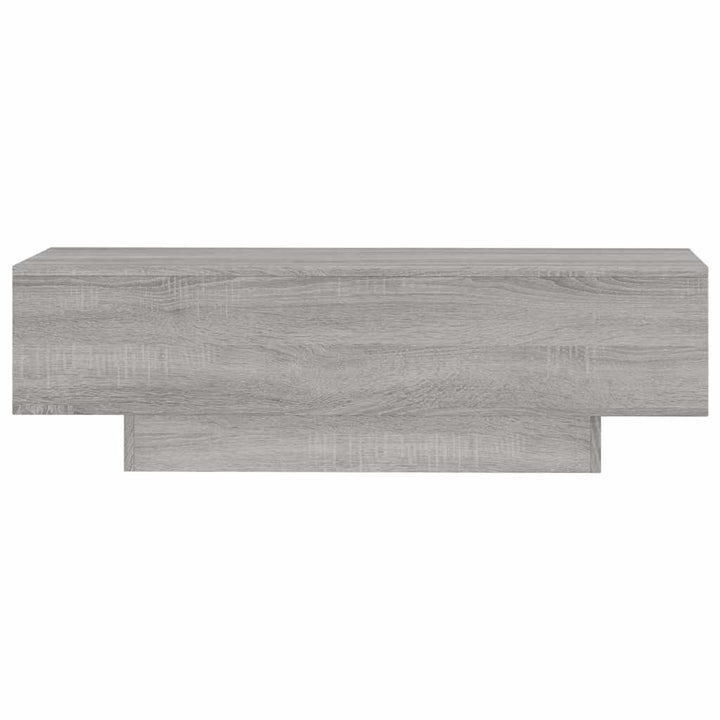sofabord 100x49,5x31 cm konstrueret træ grå sonoma-eg
