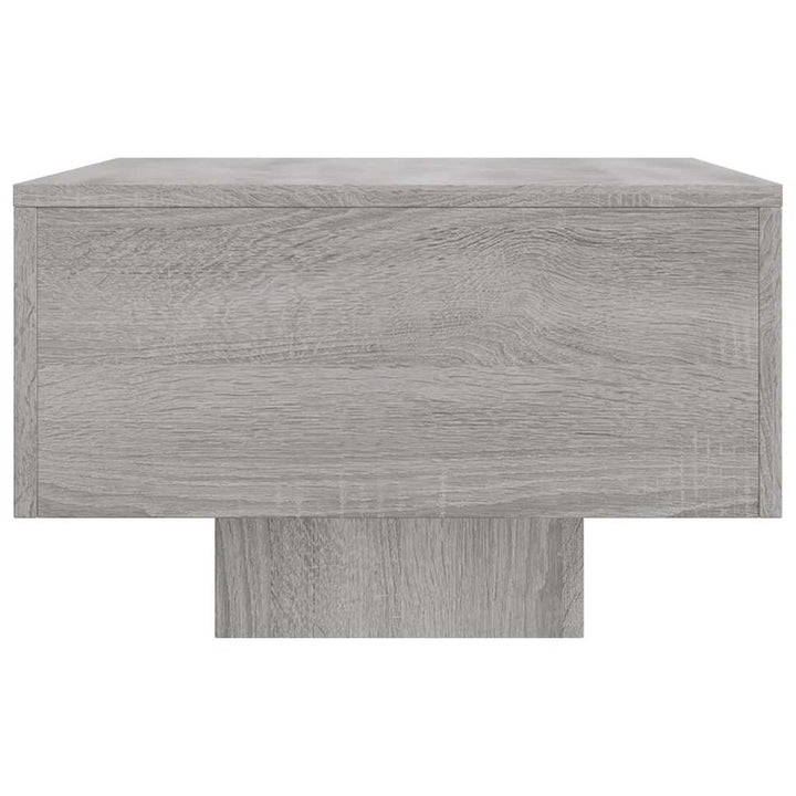 sofabord 100x49,5x31 cm konstrueret træ grå sonoma-eg