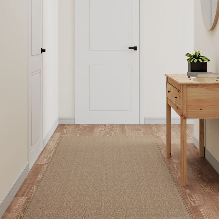 tæppeløber 80x200 cm sisallook sandfarvet