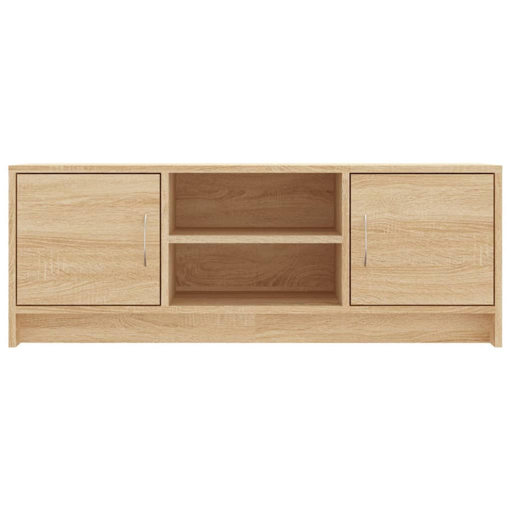tv-bord 102x30x37,5 cm konstrueret træ sonoma-eg