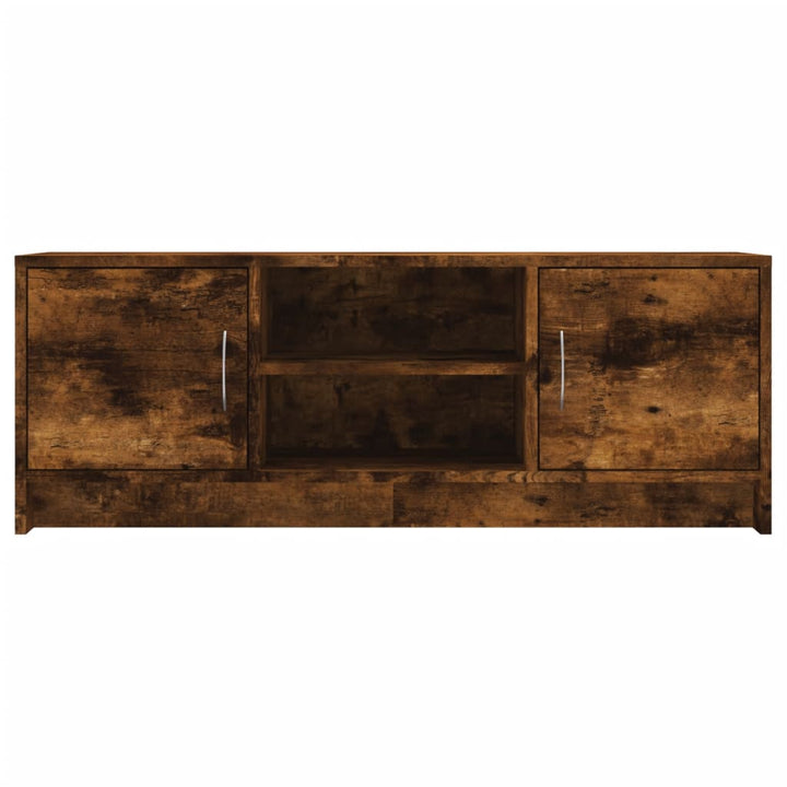 tv-bord 102x30x37,5 cm konstrueret træ røget egetræsfarve