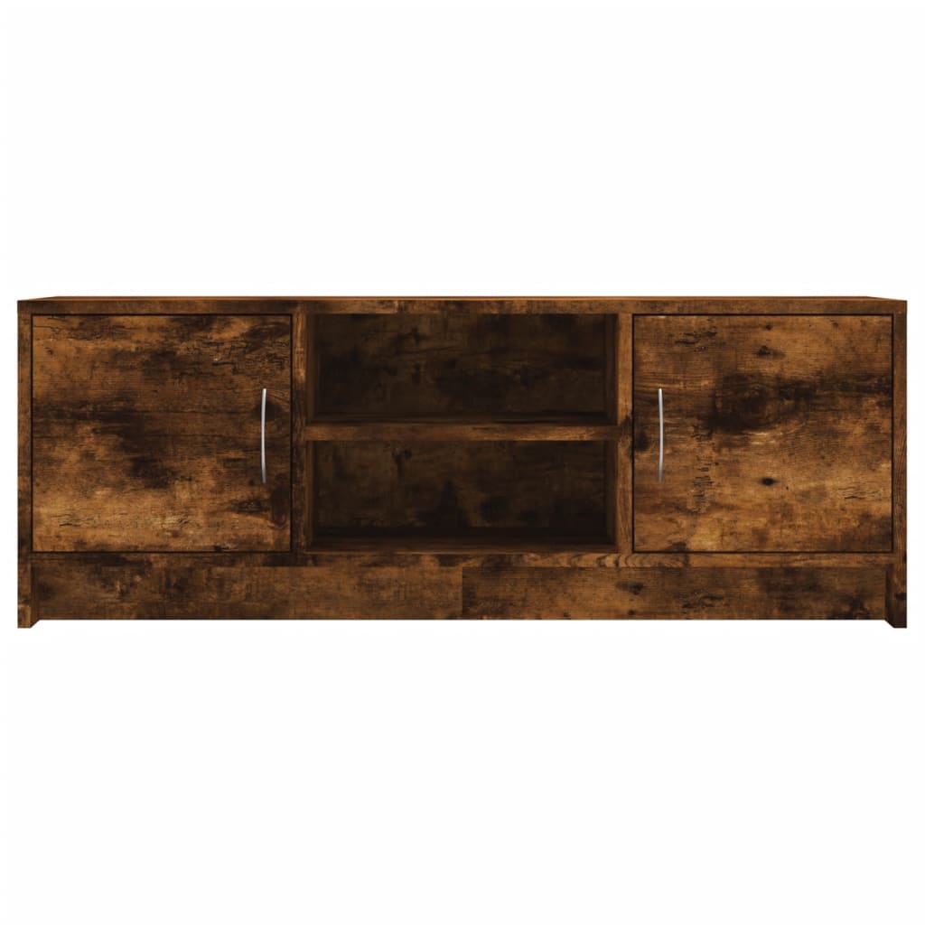 tv-bord 102x30x37,5 cm konstrueret træ røget egetræsfarve