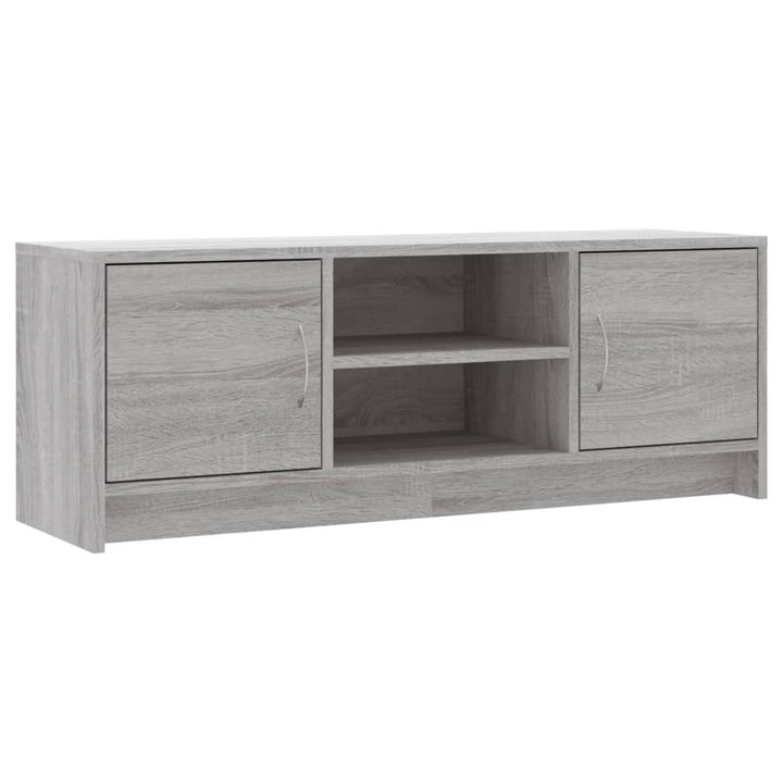 tv-bord 102x30x37,5 cm konstrueret træ grå sonoma-eg