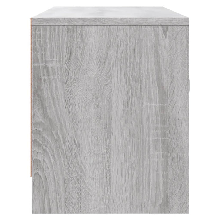 tv-bord 102x30x37,5 cm konstrueret træ grå sonoma-eg