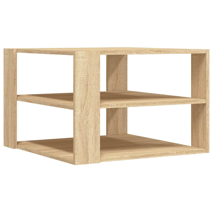 sofabord 58x58x40 cm konstrueret træ sonoma-eg