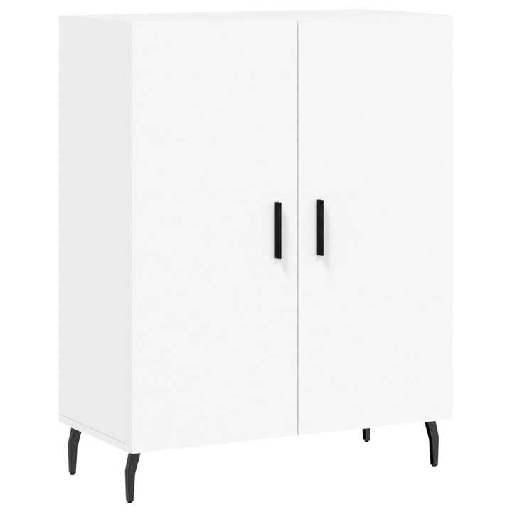 højskab 69,5x34x180 cm konstrueret træ hvid