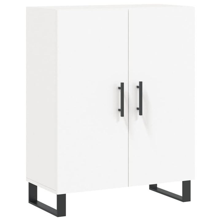 højskab 69,5x34x180 cm konstrueret træ hvid