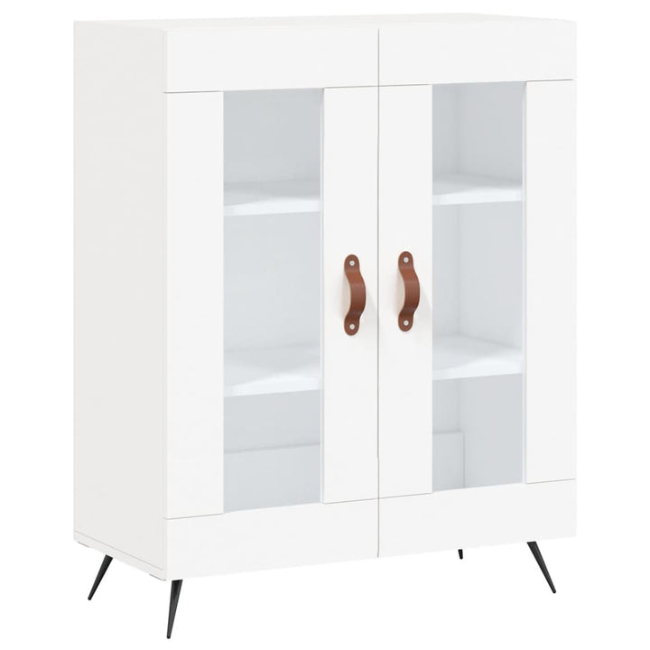 højskab 69,5x34x180 cm konstrueret træ hvid